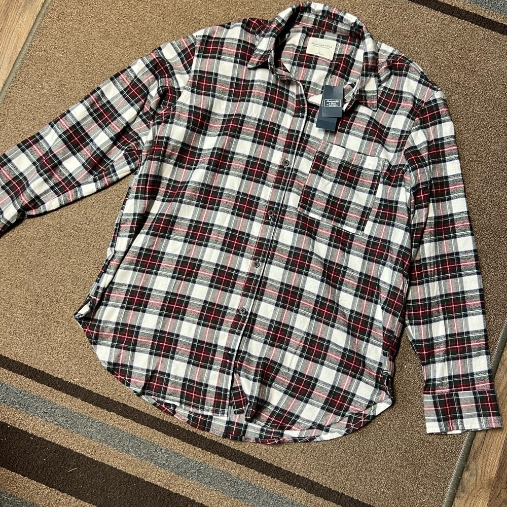 Abercrombie and Fitch Soft Collection Large Flannel NWT